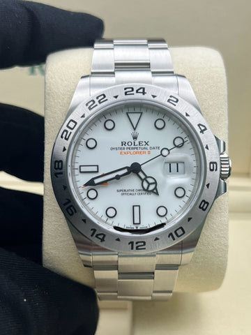 New/Unworn Rolex Explorer II 226570 “Polar” Complete Set Dated 09/2025