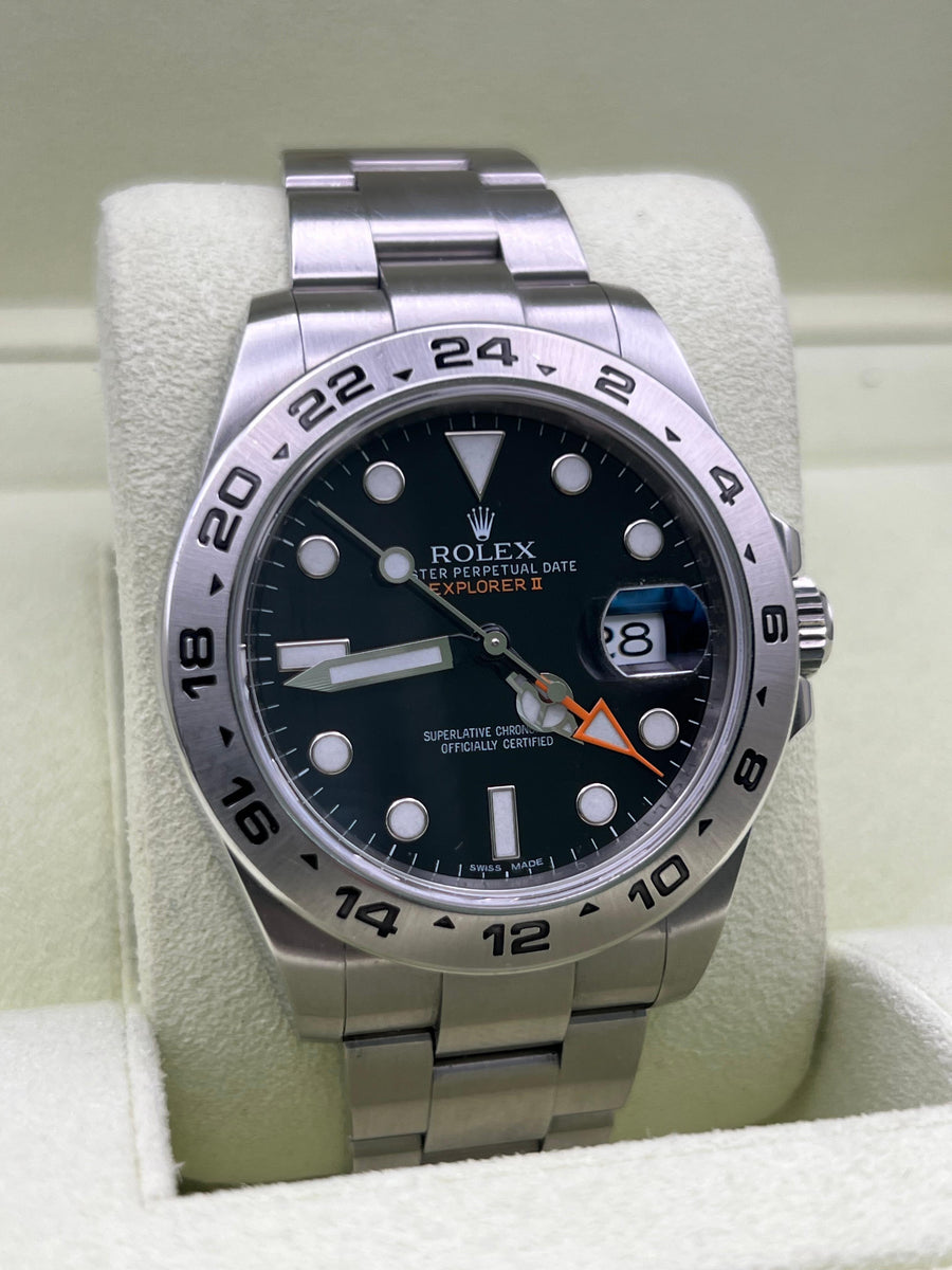 Rolex Explorer II 216570 Complete Set Dated 2011 + Rolex Service Card Dated 12/2024