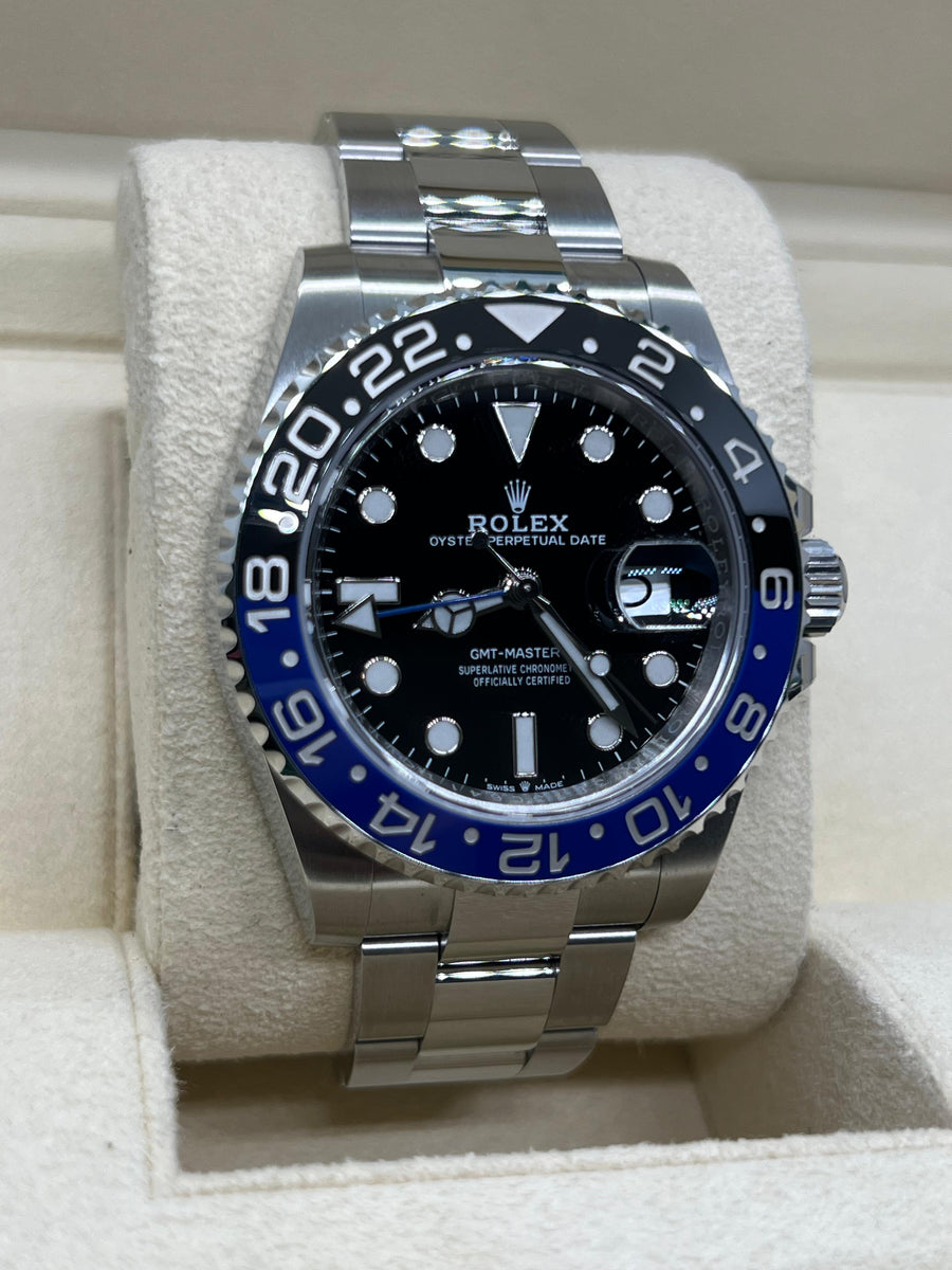 Rolex GMT Master II “Batman” 126710BLNR Complete Set Dated 2022