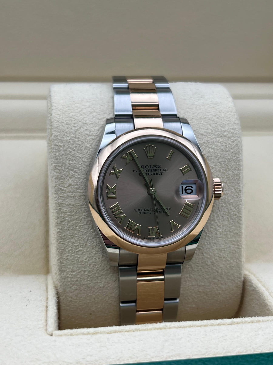 Rolex Datejust 31mm Two Tone RG 278241 Complete Set Dated 2021