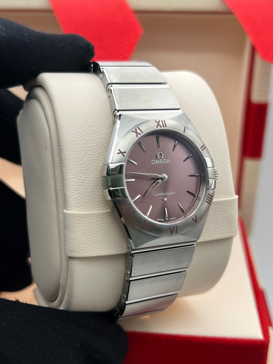 New/Unworn Omega Constellation 28mm 131.10.28.60.11.001 Complete Set Dated 2025