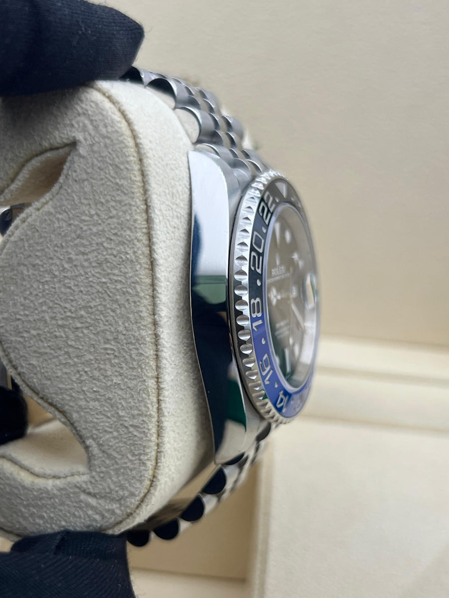 Rolex GMT Master II “Batgirl” 126710BLNR Complete Set Dated 2022
