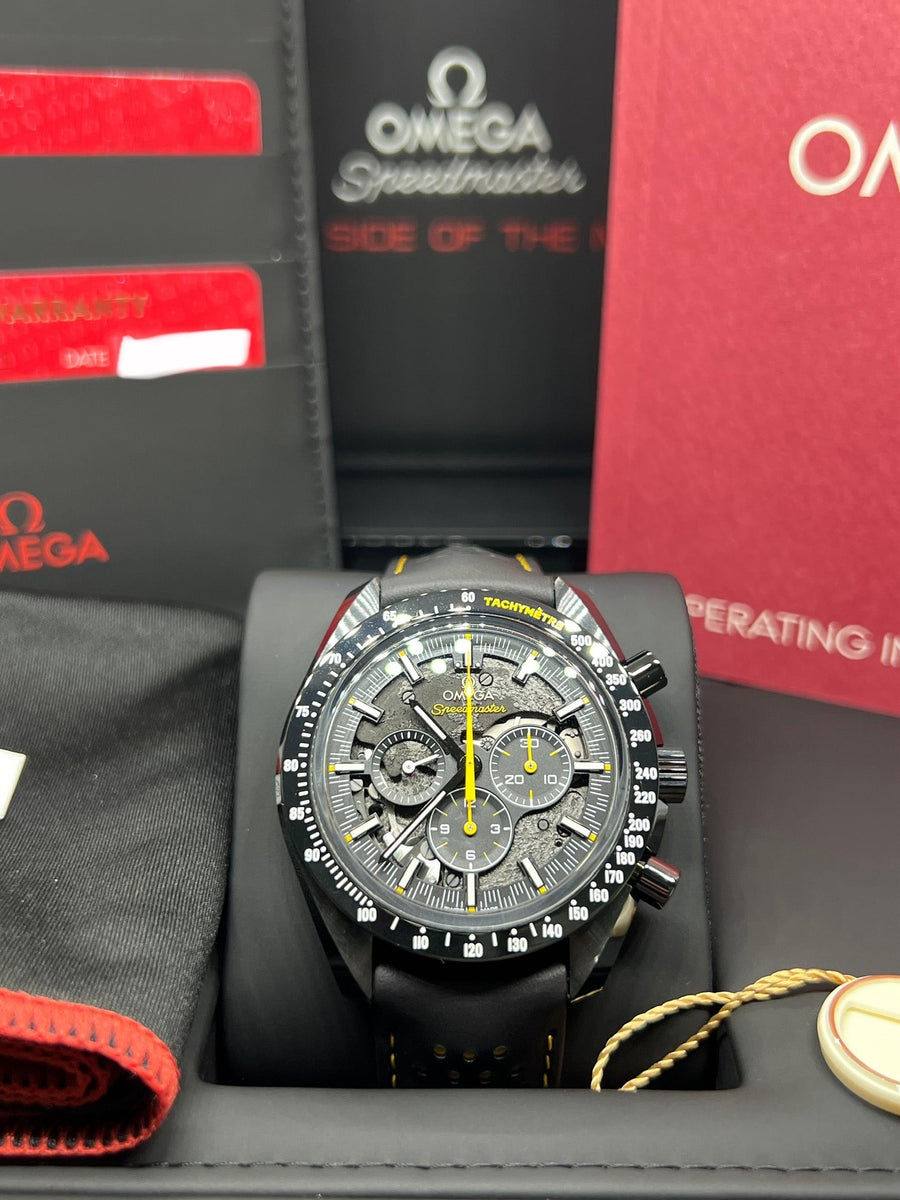 New/Unworn Omega Speedmaster Darkside Of The Moon 311.92.44.30.01.001 Complete Set Dated 2025