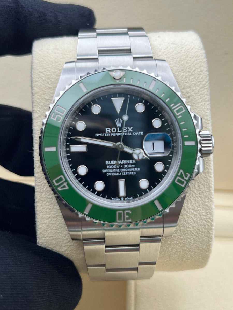 Rolex Submariner Date 126610LV “Starbucks” Complete Set Dated 2024