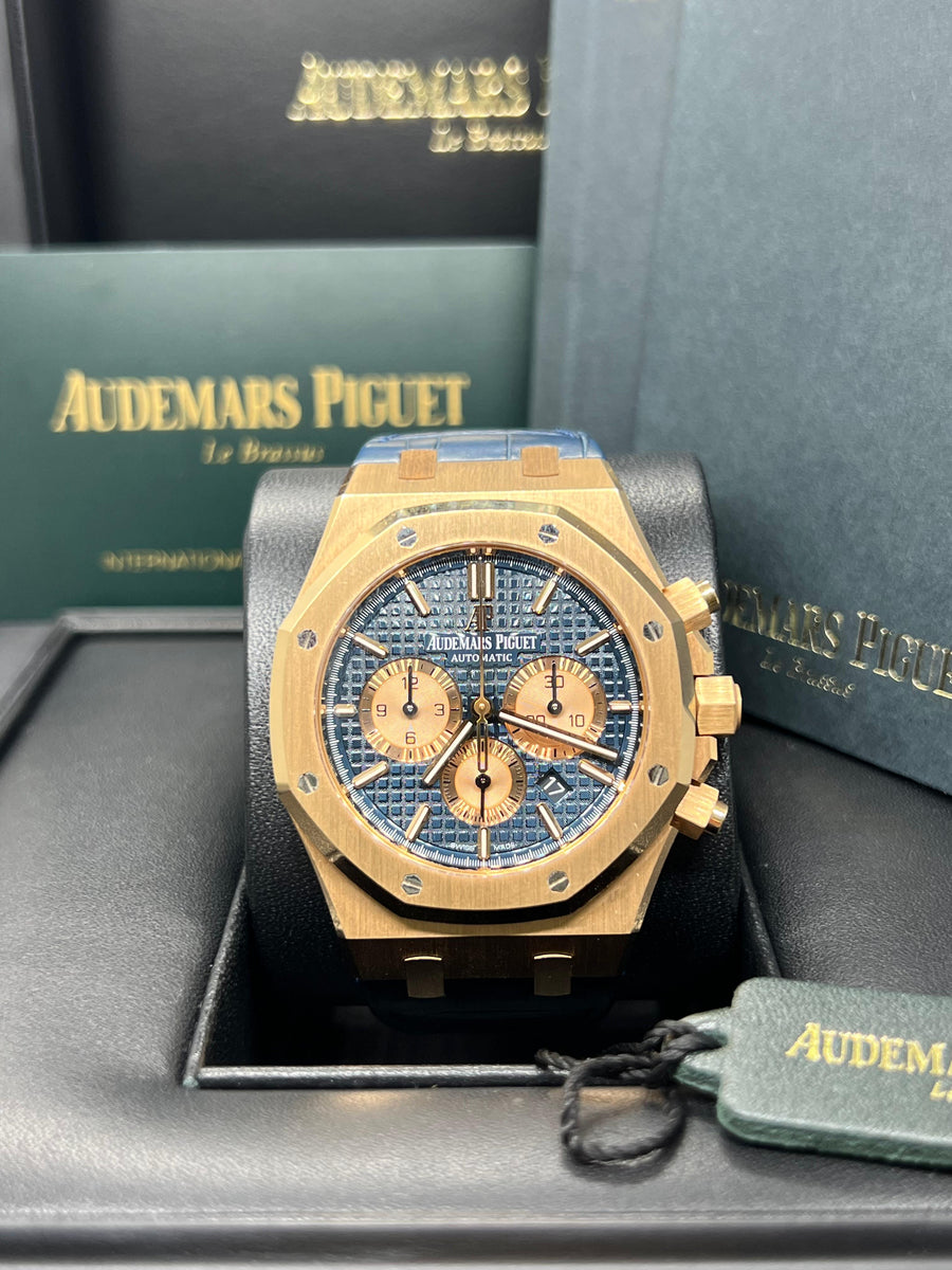 Audemars Piguet Royal Oak Chronograph 26331OR.OO.D315CR.01 Complete Set Dated 2018