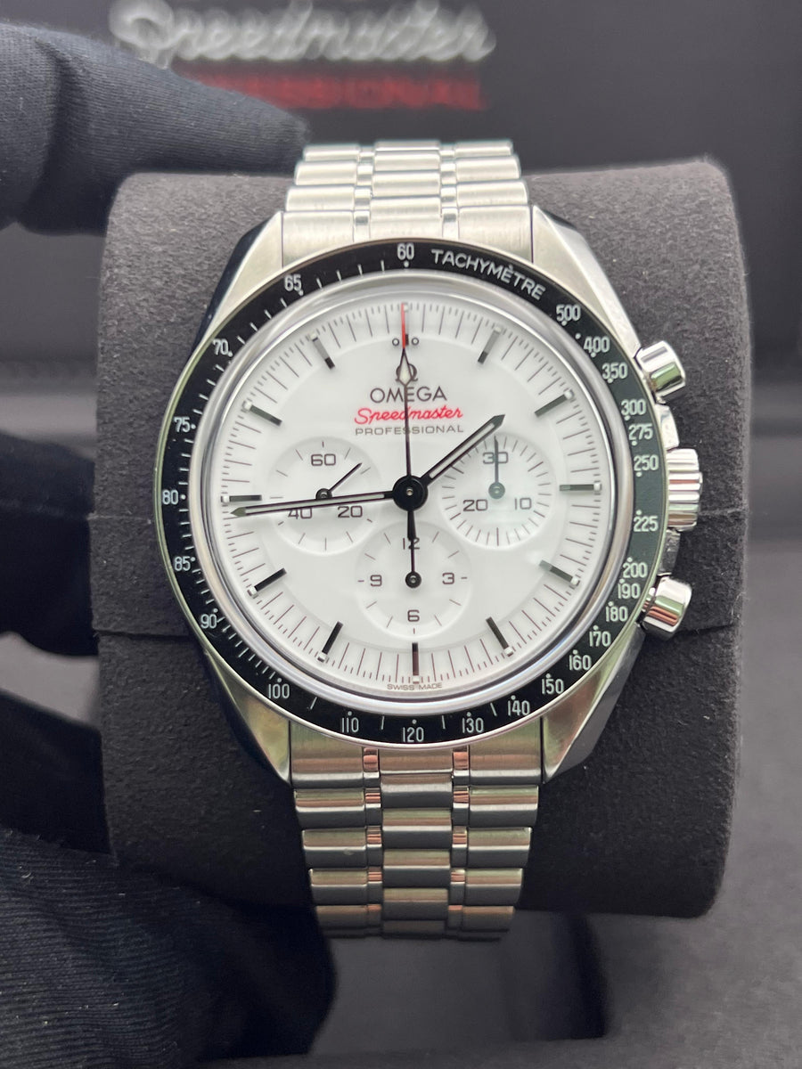 Omega Speedmaster White 310.30.42.50.04.001 Complete Set