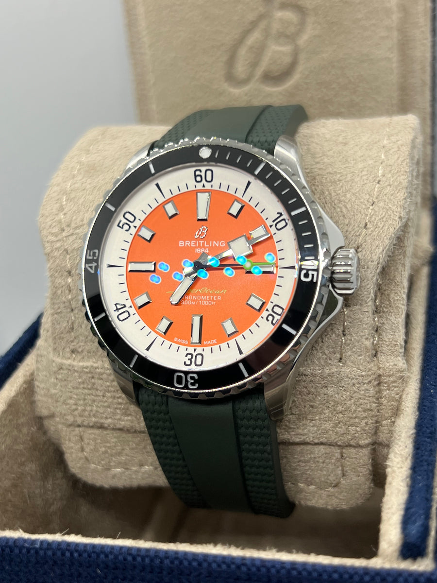 New/Unworn Breitling Superocean 42mm Kelly Slater Limited Edition Ref# A173751A1O1S1 Complete set