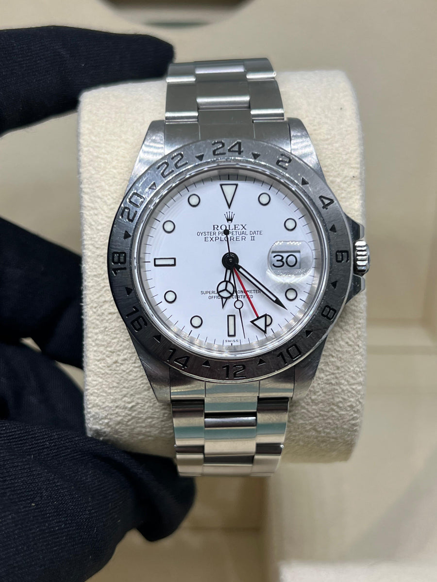 Rolex Explorer II 16570 With Papers & Serial Hang tag Only