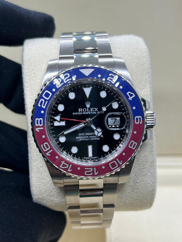 Rolex GMT Master II White Gold 116719BLRO Box & Papers Dated 2014