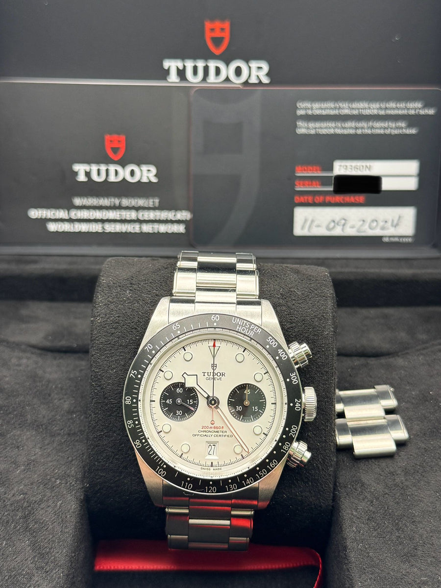 Tudor Blackbay Chronograph 79360N Complete Set Dated 2024