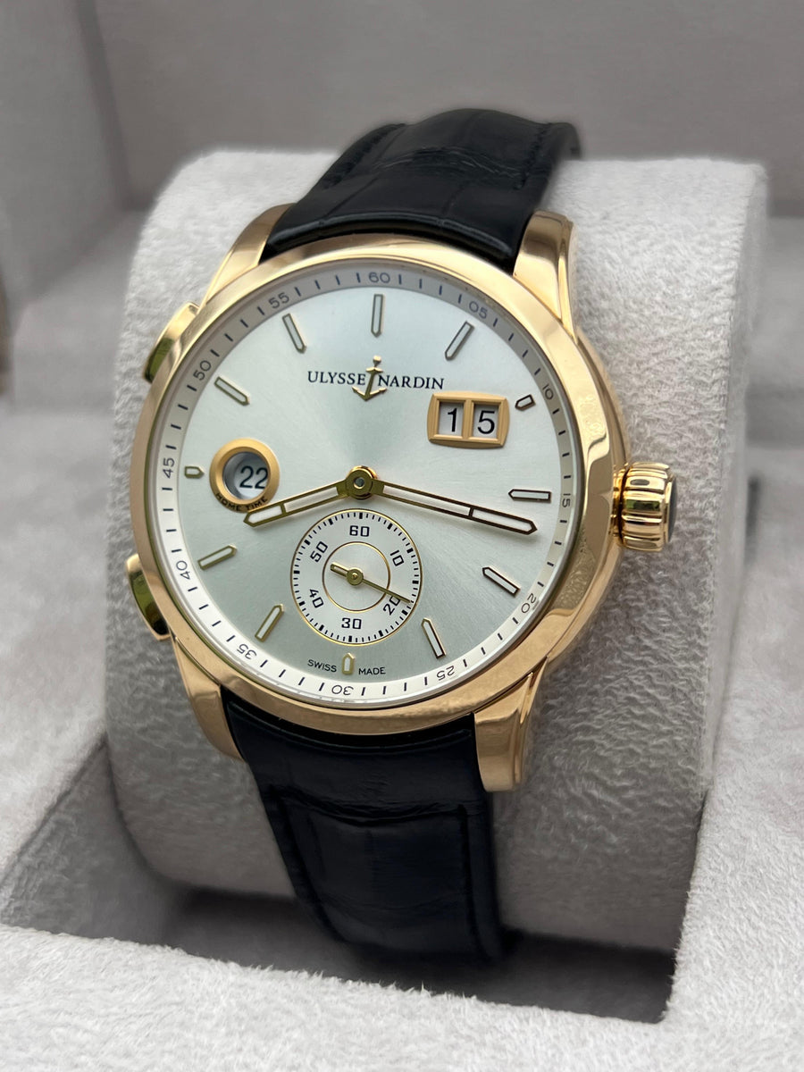 Ulysse Nardin Dual Time 18k RG 3346-126/91 With Box Only
