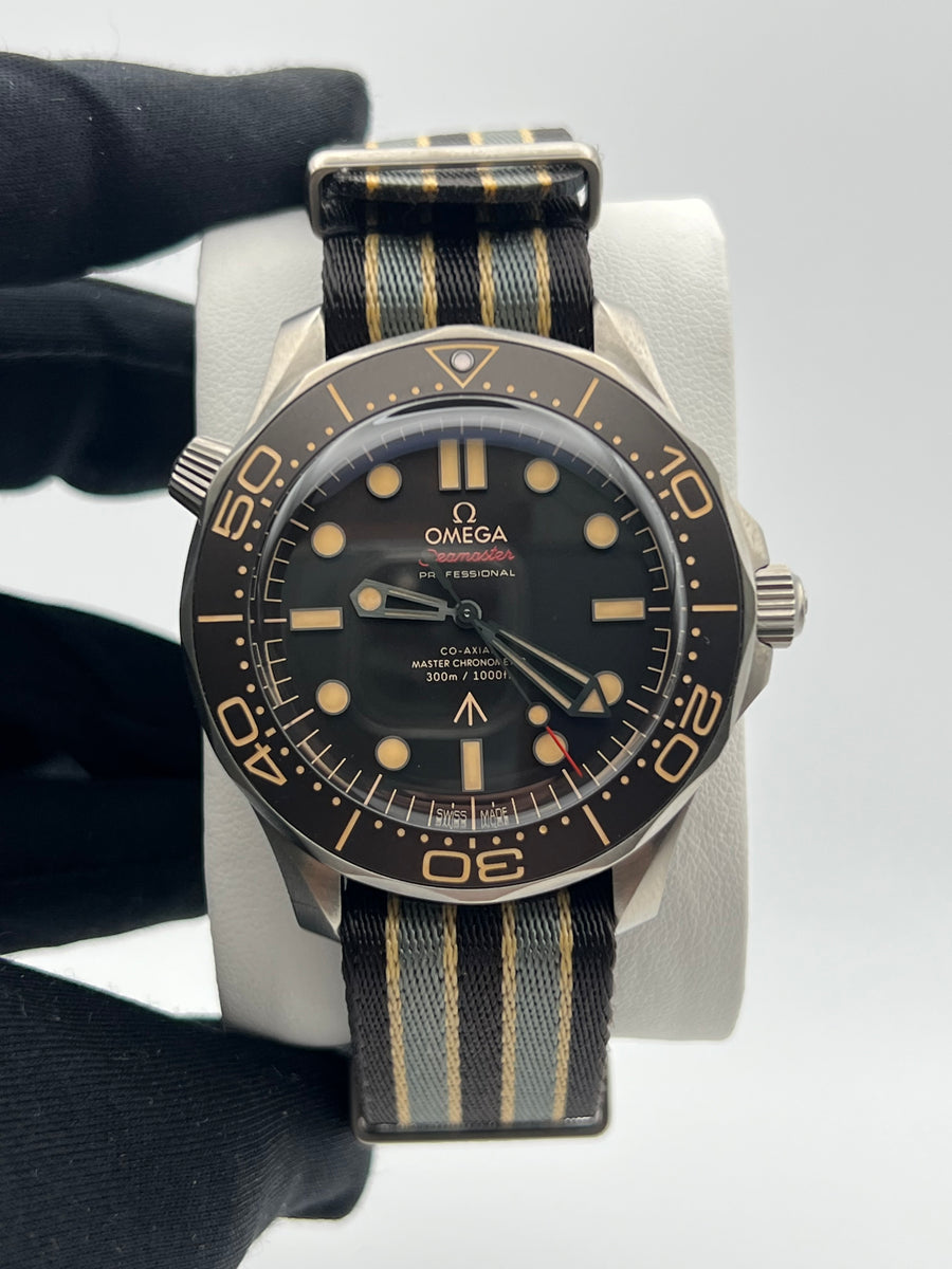Omega Seamaster Titanium “No Time To Die” 210.92.42.20.01.001 With Box & Papers Dated 2023