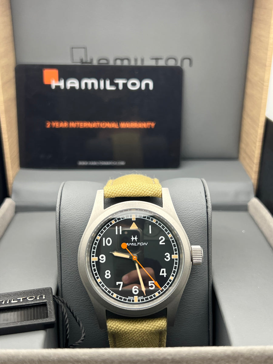 Like New Hamilton Khaki Field Hodinkee Limited Edition H89469930 Complete Set