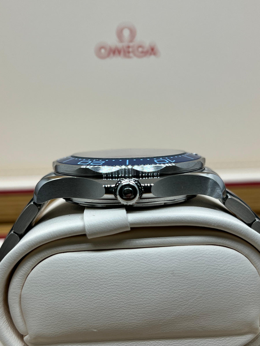 New/Sized Omega Seamaster Professional Summer 210.30.42.20.03.003 Box & Papers Dated 2023