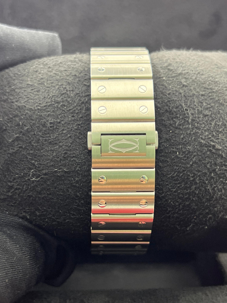 Like New Cartier Santos Dual Time WSSA0076 Complete Set Dated 07/2025