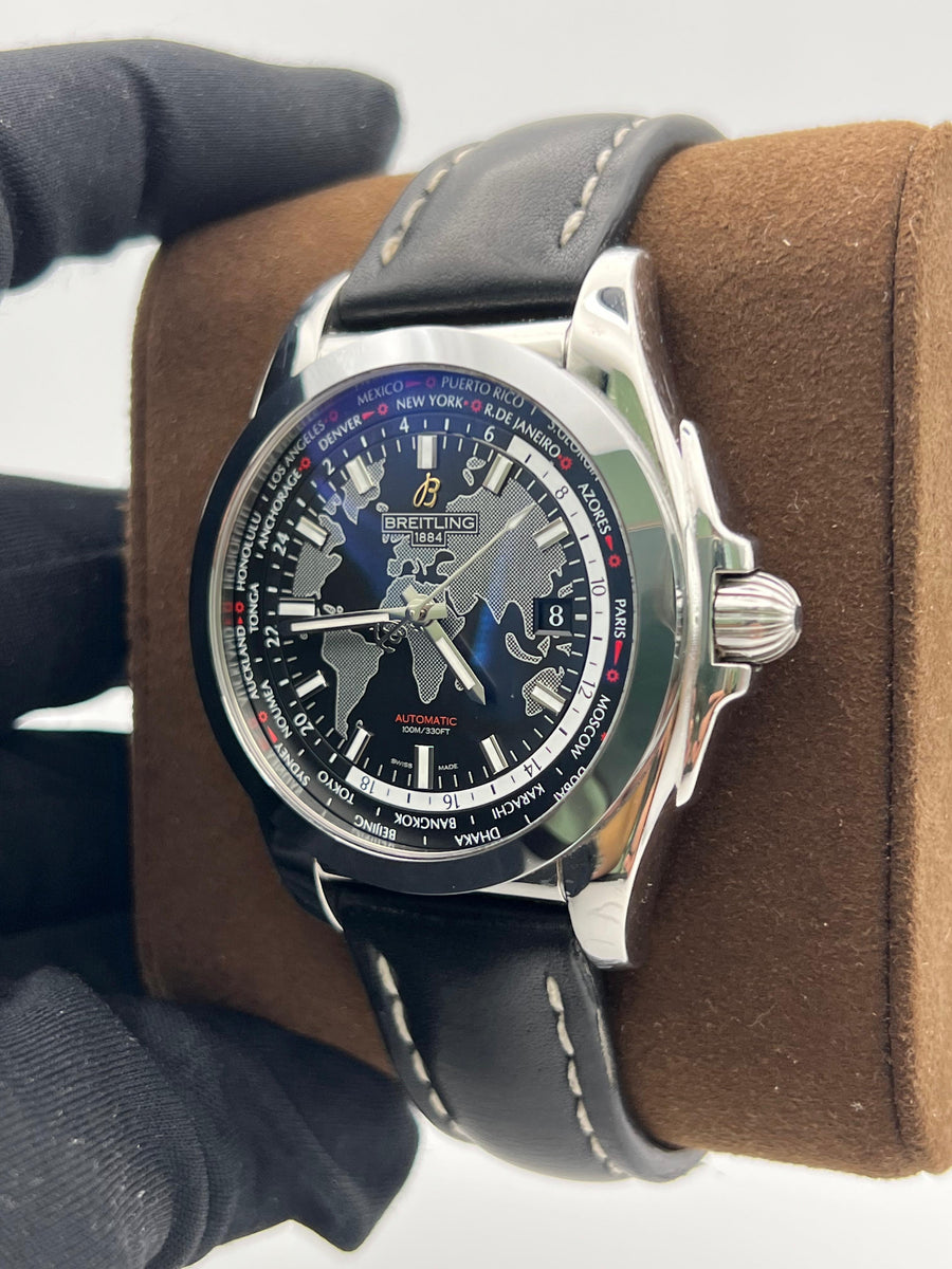 Breitling Galactic Unitime WB3510 With Box & Accessories Only