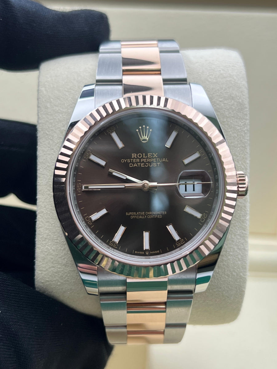 Like New Rolex Datejust Two Tone RG 126331 Complete Set Dated 06/2025