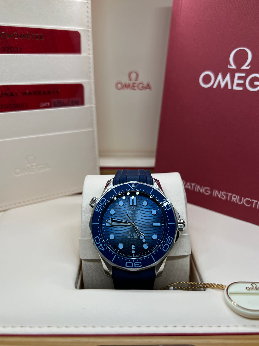 Omega Seamaster Diver 300M Ref#  210.32.42.20.03.002 Complete Set Dated 03/2024