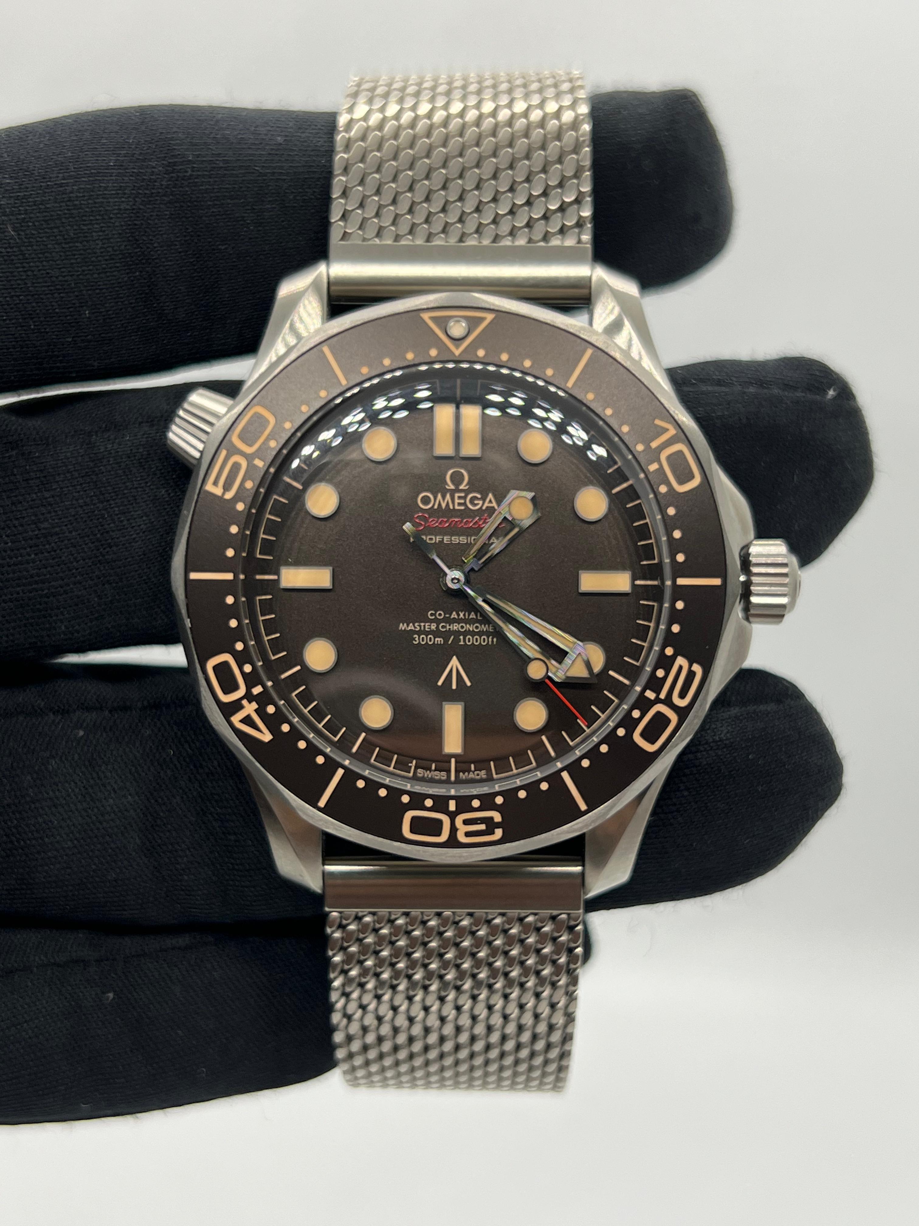 New/Unworn Omega Seamaster Titanium “No Time To Die” 210.90.42.20