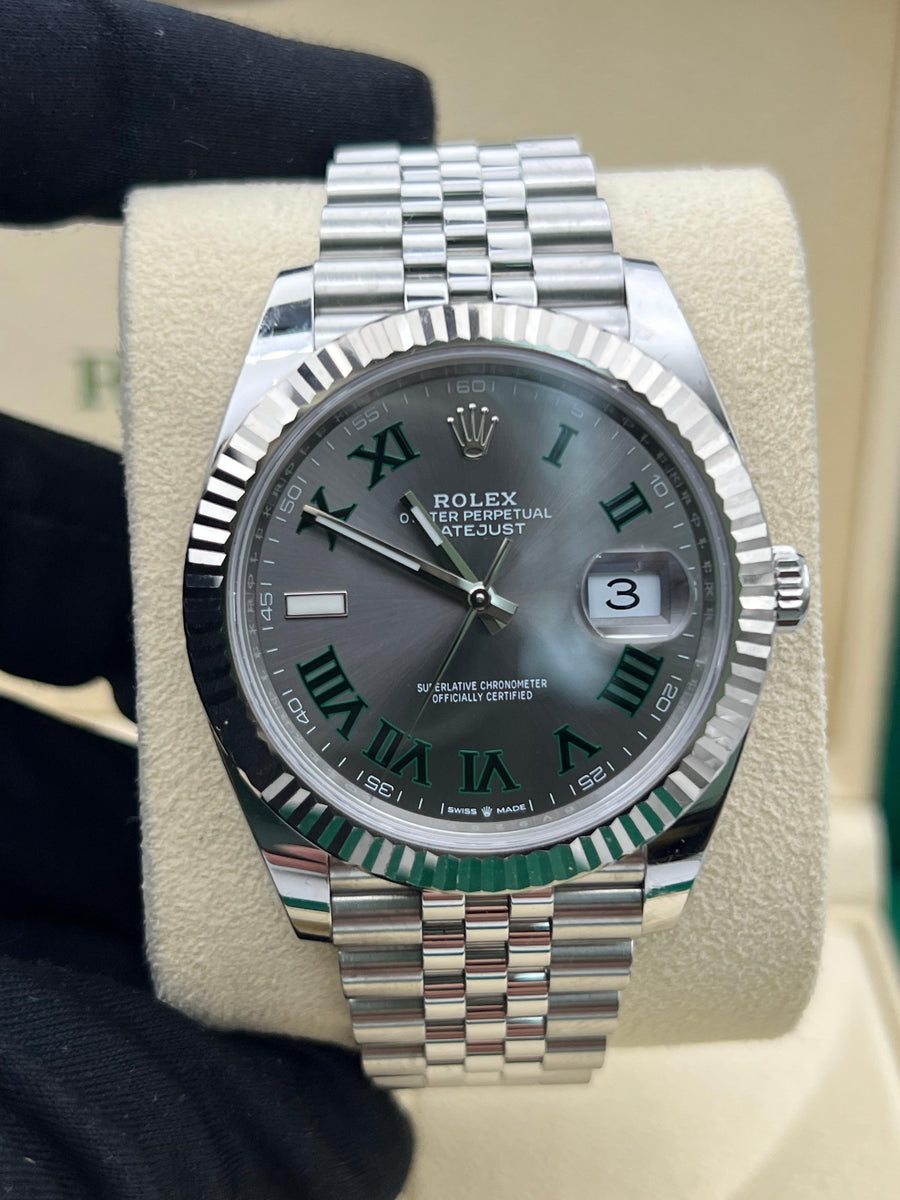 Rolex Datejust 126334 Wimbledon With Box & Papers Dated 2024