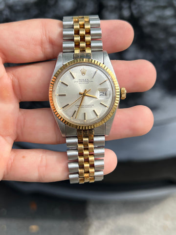 Rolex Datejust Two Tone 1601 Watch Only