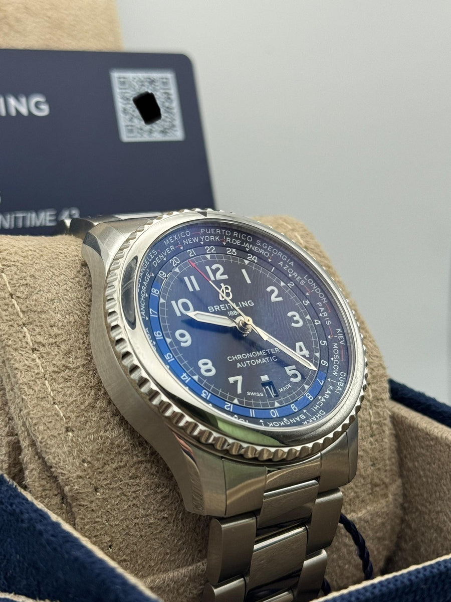 Breitling Navitiner Unitime AB3521U41B1A1 Complete Set