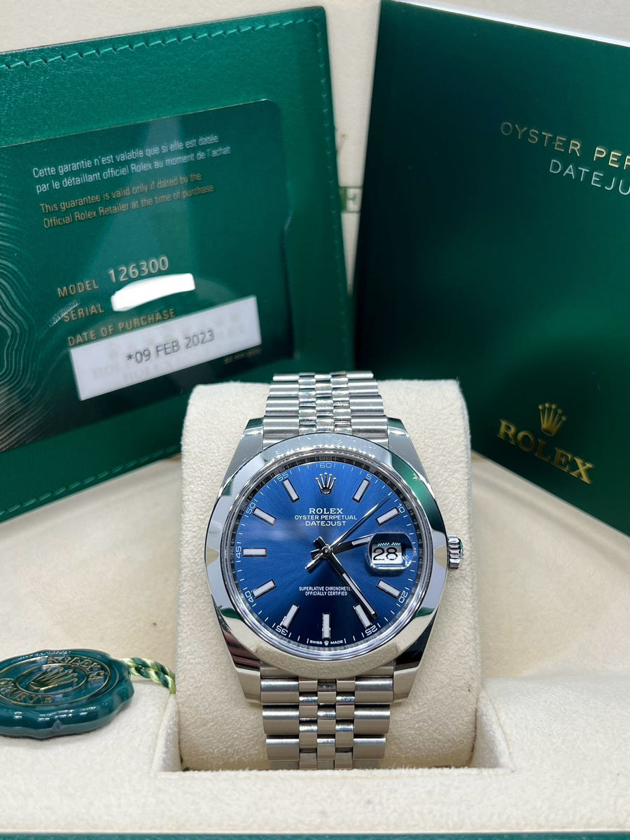 Rolex Datejust 41mm 126300 Complete Set Dated 2023