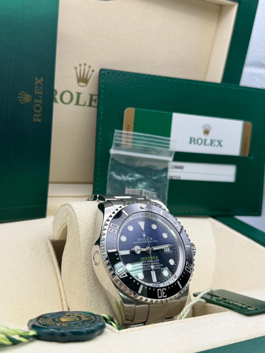 Rolex Deepsea James Cameron 116660 Complete Set Dated 2015