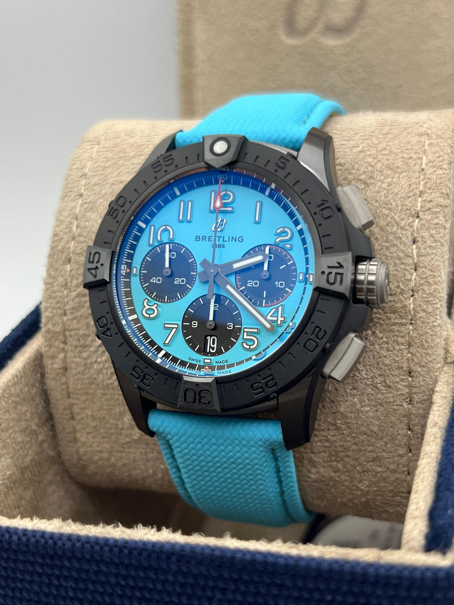 New/Unworn Breitling Avenger Night Mission B01 SB0146101L1X1 Complete Set Dated 2025