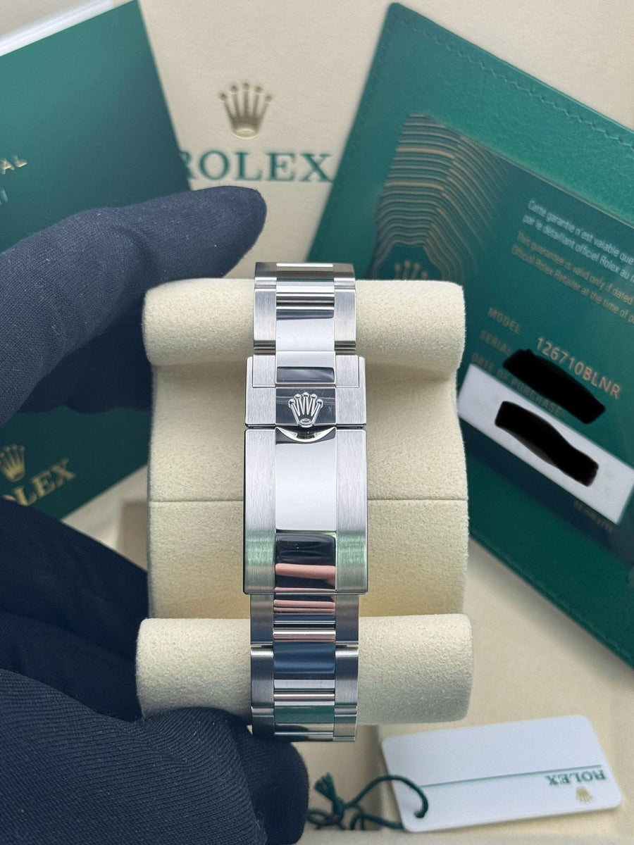 New/Unworn Rolex GMT Master II 126710BLNR Complete Set Dated 10/2025