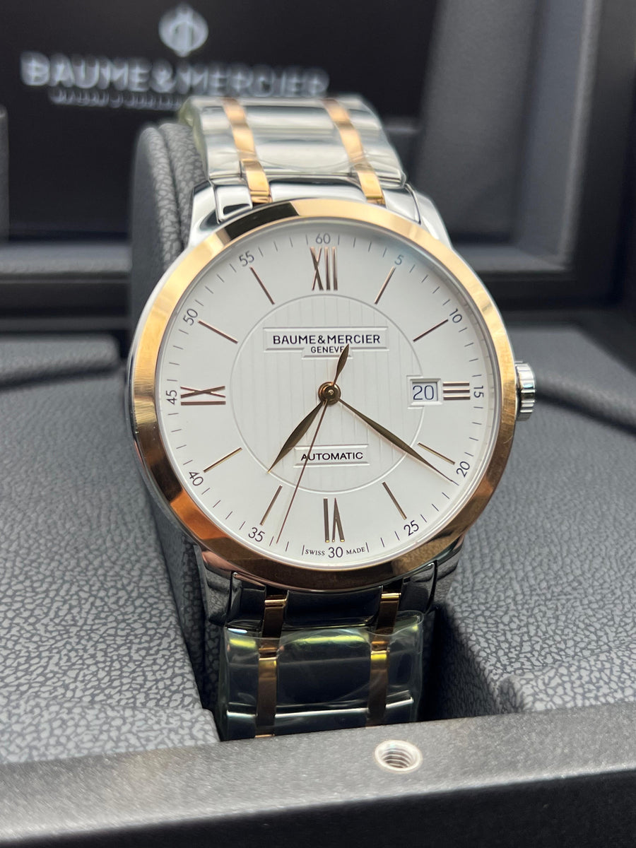 New/Unworn Baume & Mercier Classima M0A10217 Complete Set