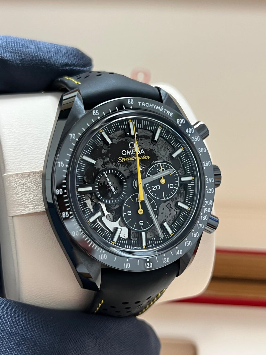 New/Unworn Omega Speedmaster Dark Side Of The Moon Apollo 8 310.92.44.50.01.001 Complete Set Dated 2025