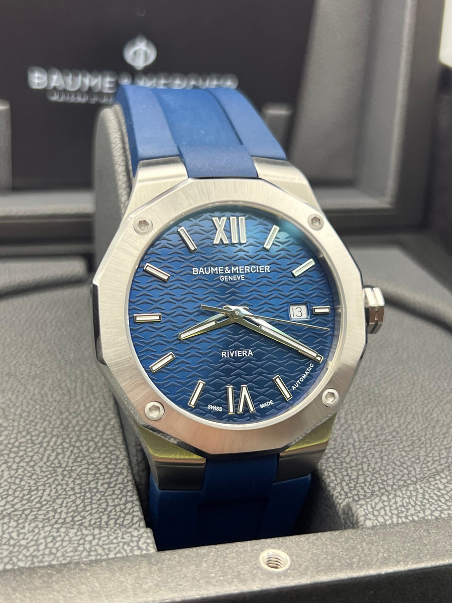 New/Unworn Baume & Mercier Riviera M0A10619 Complete Set