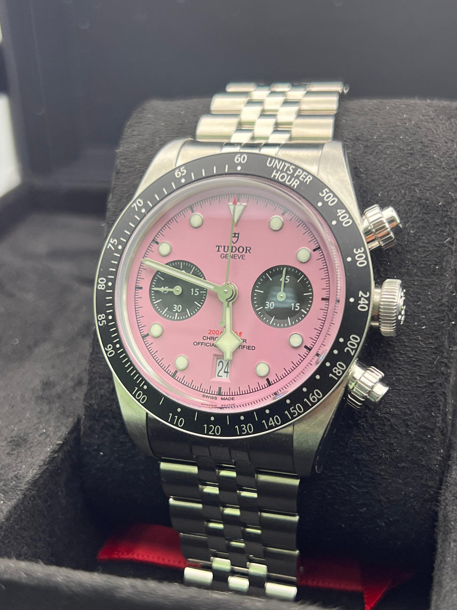 New/Unworn Tudor Blackbay Chrono 79360N Pink Complete Set Dated 04/2025