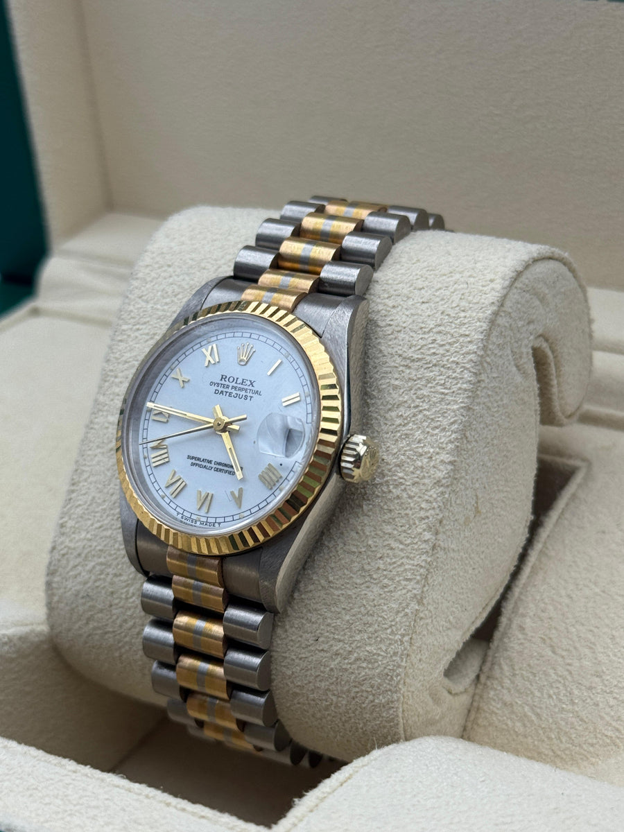 Rolex Lady’s Datejust 31mm Tridor 68279 With Papers Dated 1995