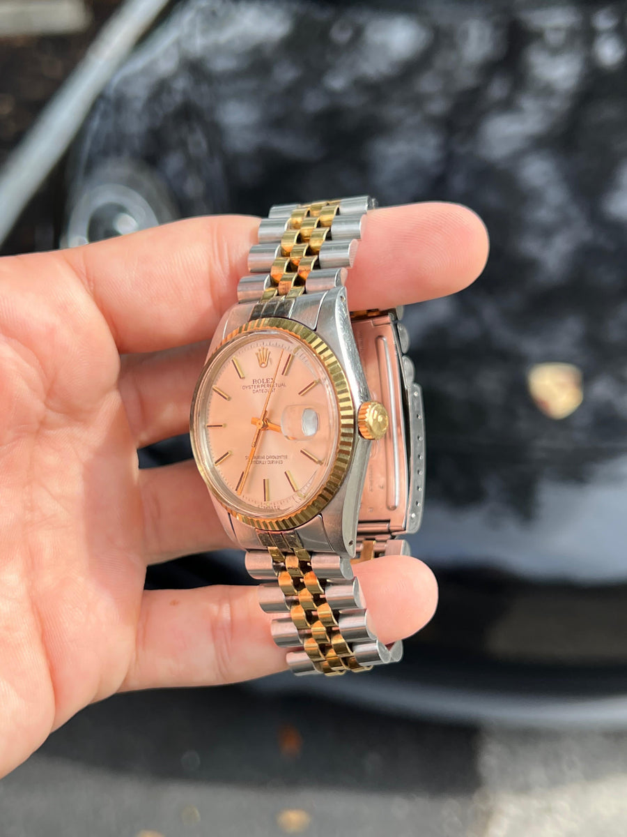 Rolex Datejust Two Tone 1601 Watch Only