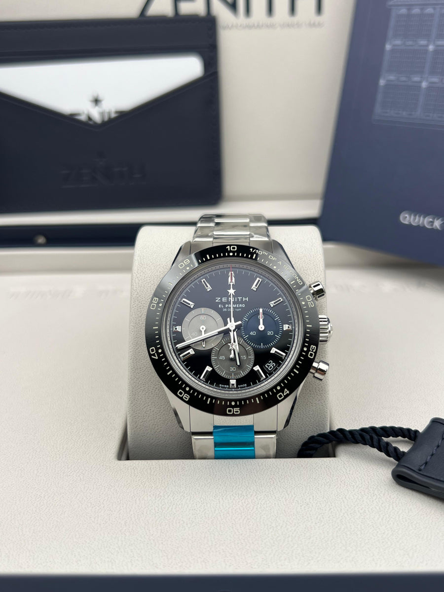 New/Unworn Zenith El Primero Chronosport 03.3100.3600/21.M3100 Complete Set