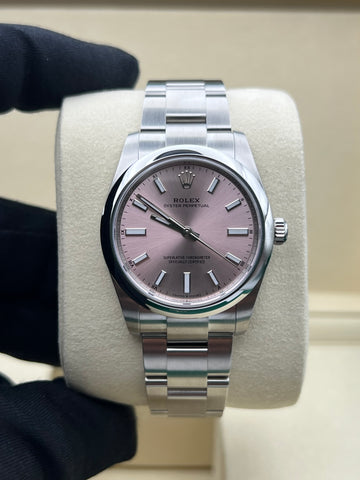 New/Unworn Rolex Oyster Perpetual 124200 Complete Set Dated 02/2025
