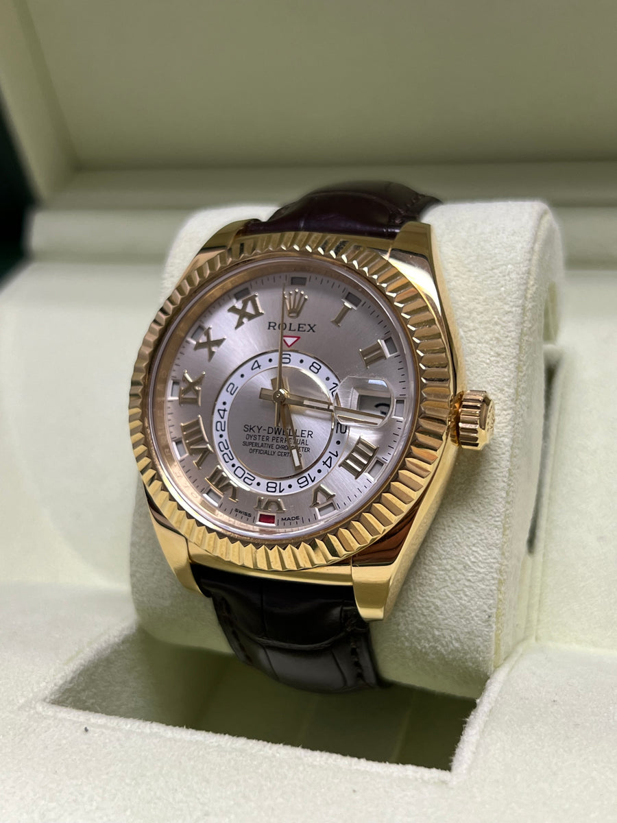 Rolex Skydweller Yellow Gold 326138 Complete Set