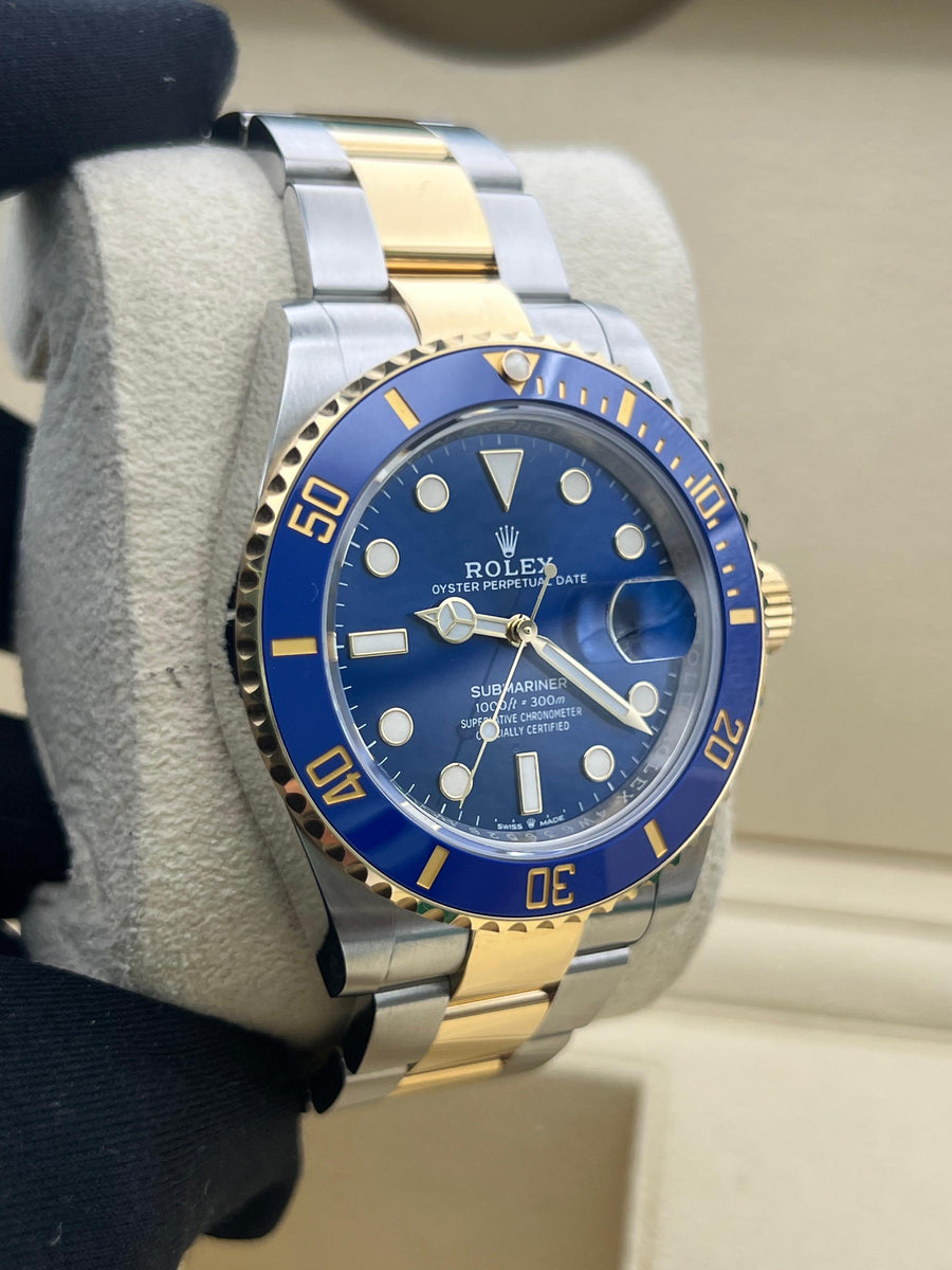 Rolex Submariner Date Two Tone 126613LB Complete Set Dated 2021