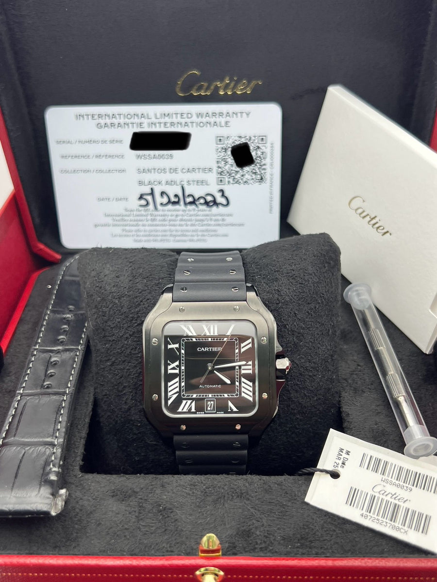 Cartier Santos WSSA0039 Complete Set Dated 2023