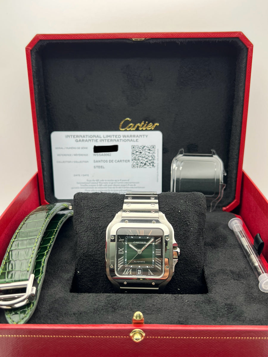 Cartier Santos Large WSSA0062 Complete Set