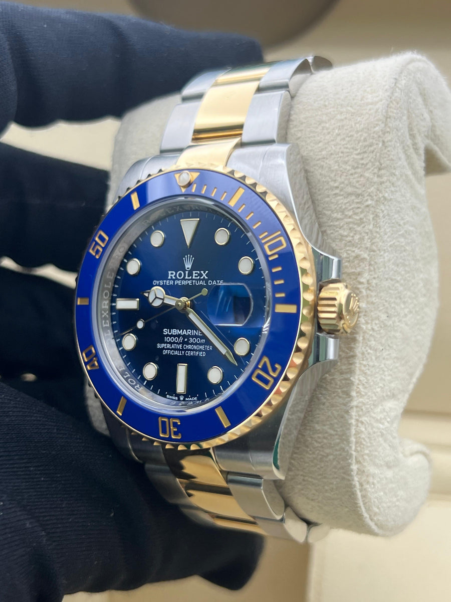 Rolex Submariner Date Two Tone 126613LB Complete Set Dated 2021