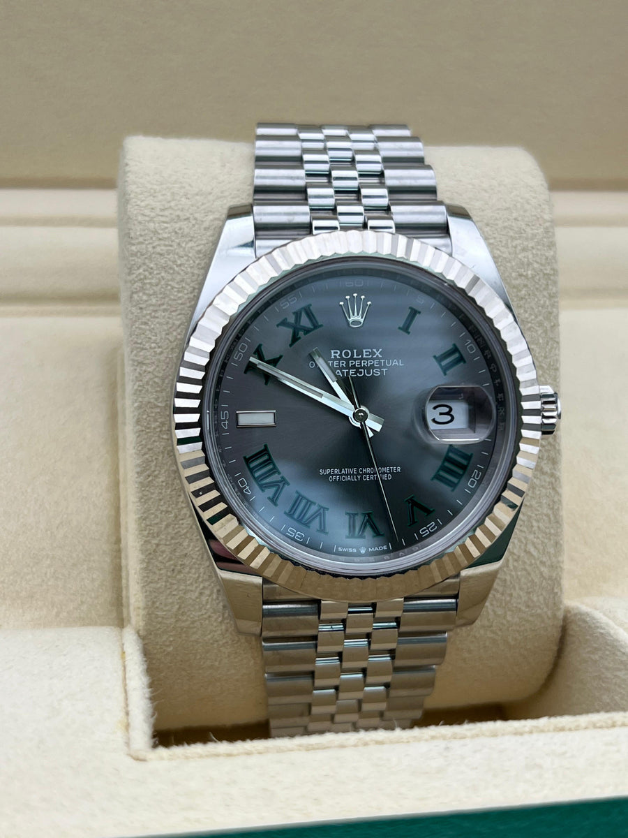 Rolex Datejust 126334 Wimbledon With Box & Papers Dated 2024