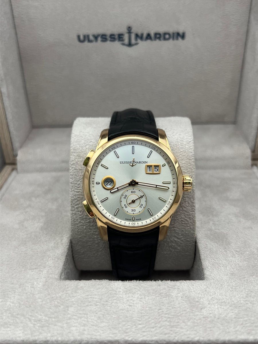 Ulysse Nardin Dual Time 18k RG 3346-126/91 With Box Only