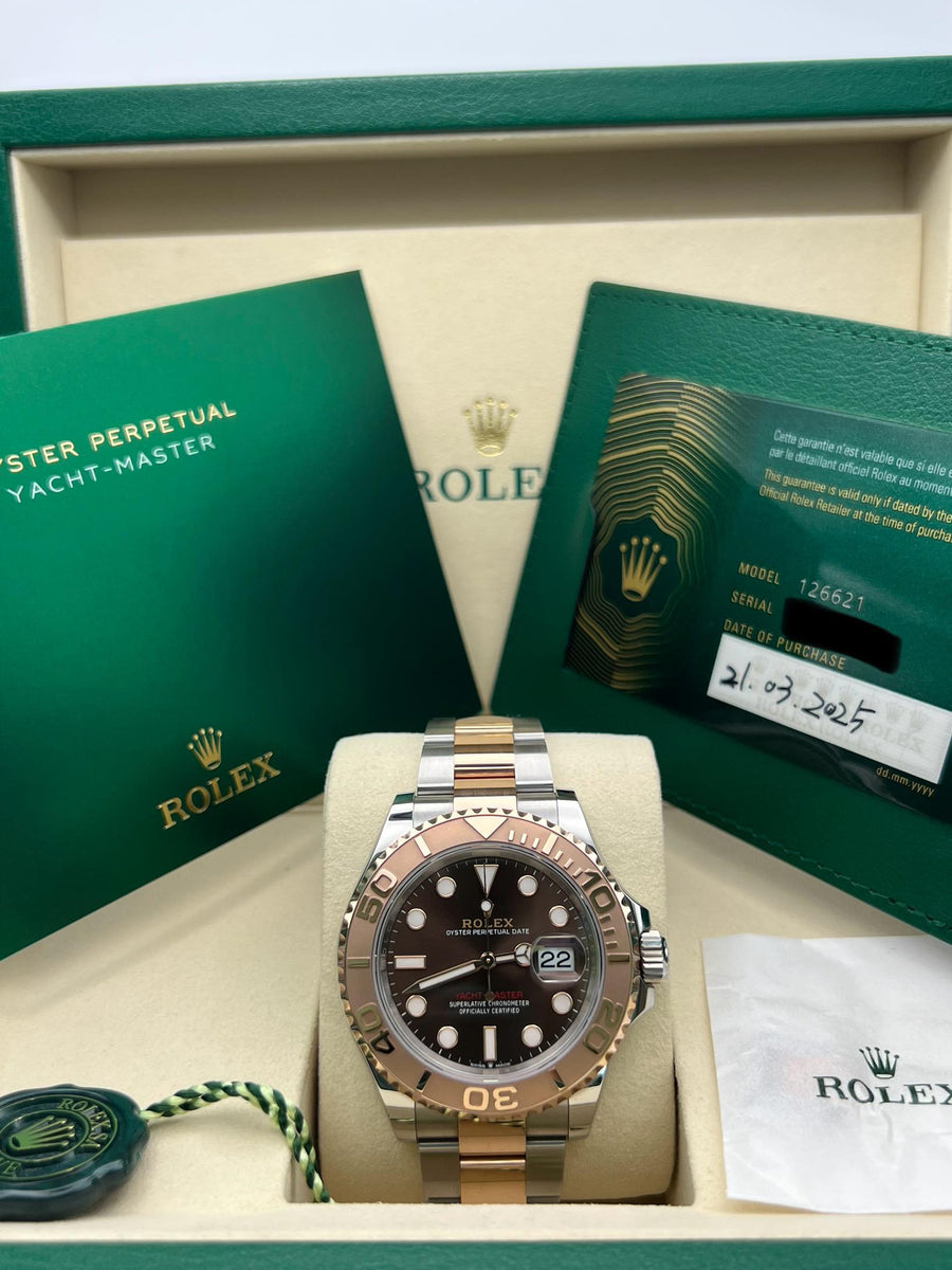 Like New Rolex Yachtmaster Chocolate Dial 126621 Dated 2025