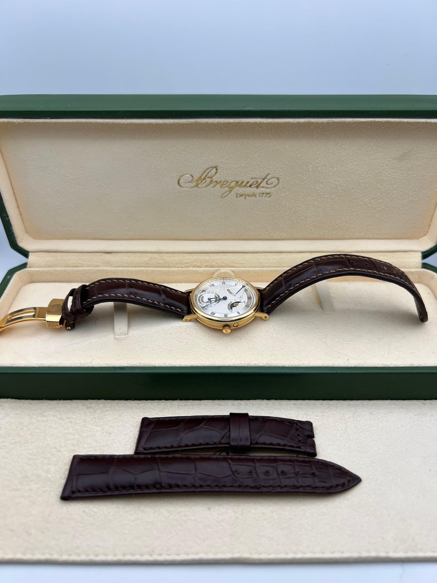 Breguet Classique power Reserve 3130BA With Box and Service Papers