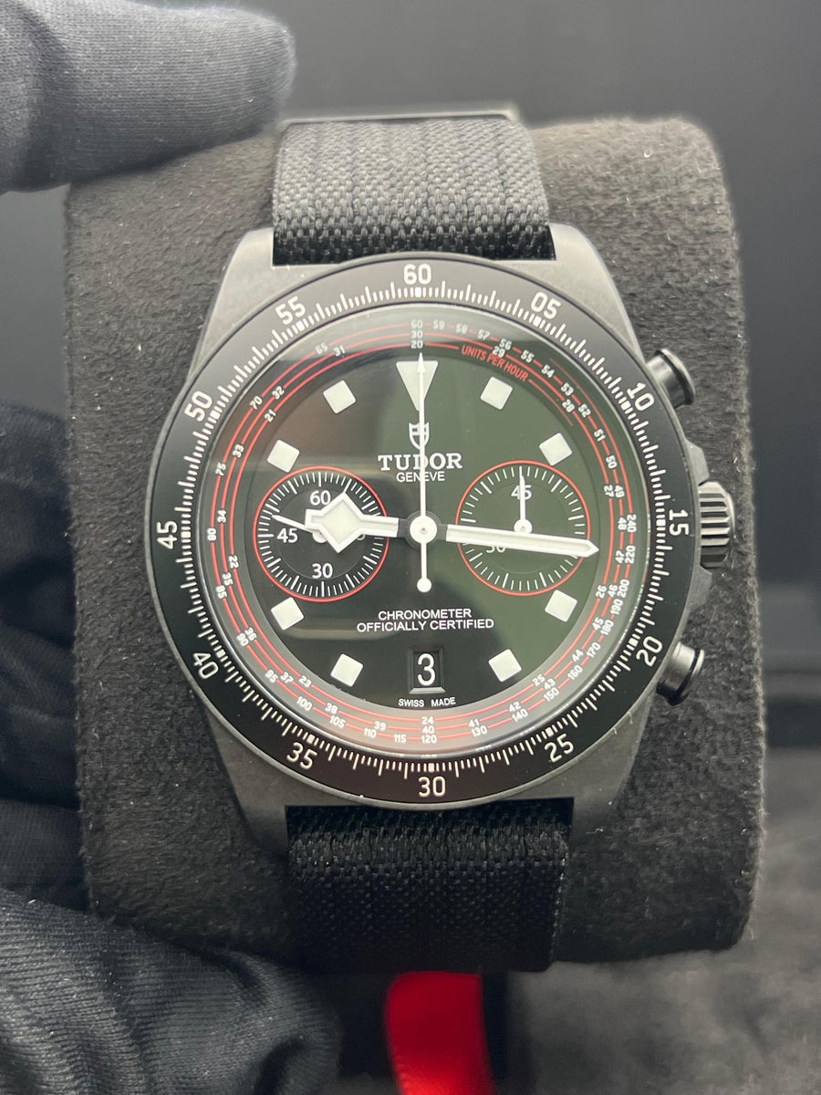 Tudor Pelagos FXD Chronograph Carbon 25827KN Complete Set Dated 2024