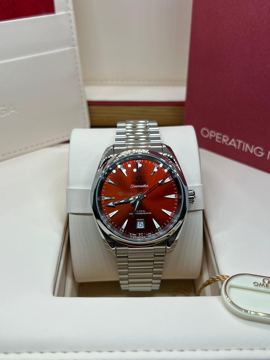 New/Unworn Omega Seamaster Aquaterra 38mm 220.10.38.20.13.003 Complete Set Dated 2024