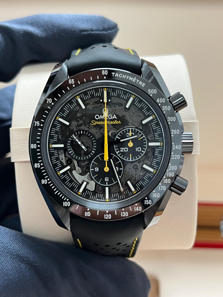 New/Unworn Omega Speedmaster Dark Side Of The Moon Apollo 8 310.92.44.50.01.001 Complete Set Dated 2025